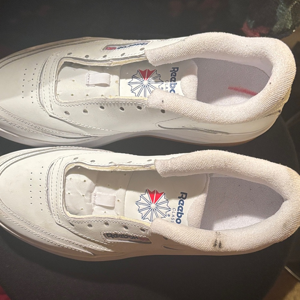 Reebok Classics Platform Sneakers Without Shoelac… - image 1